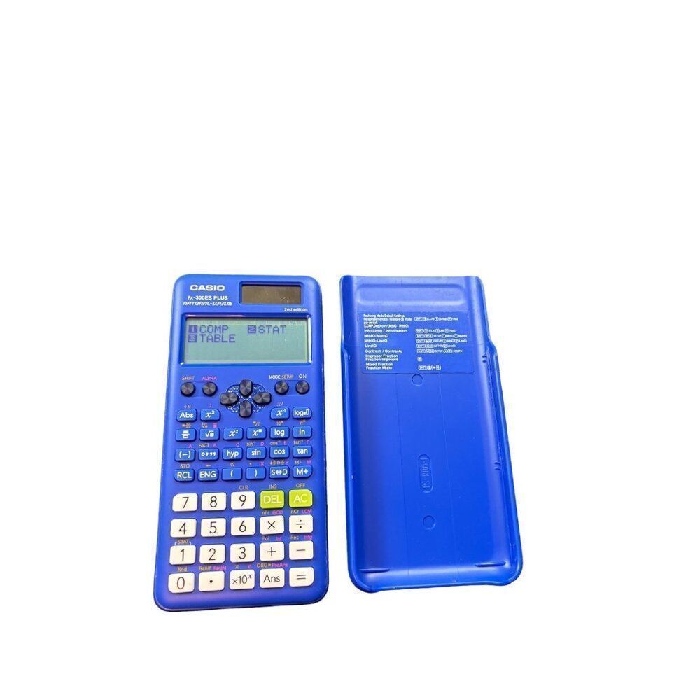 Casio FX-300ES Plus Scientific Calculator With Cover - Blue